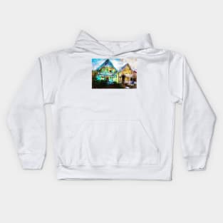 Gingerbread Cottages 20 Kids Hoodie